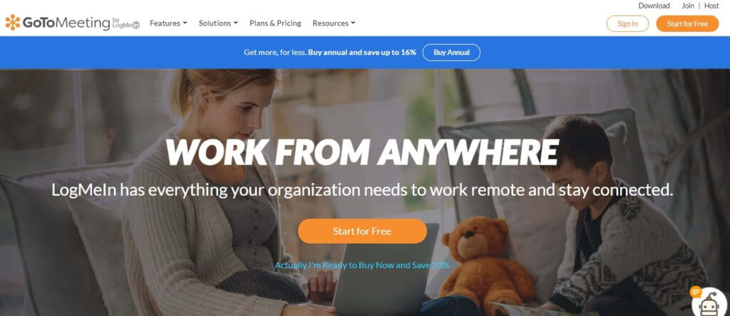 Широкие возможности платформы GoToMeeting при использовании сторонних сервисов